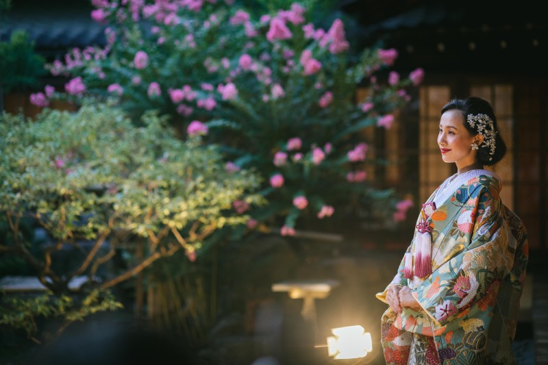 天満宮会館スタジオ【大阪天満宮】_庭園で撮影できる