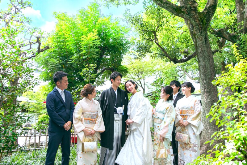 撮影の後は家族でゆっくり