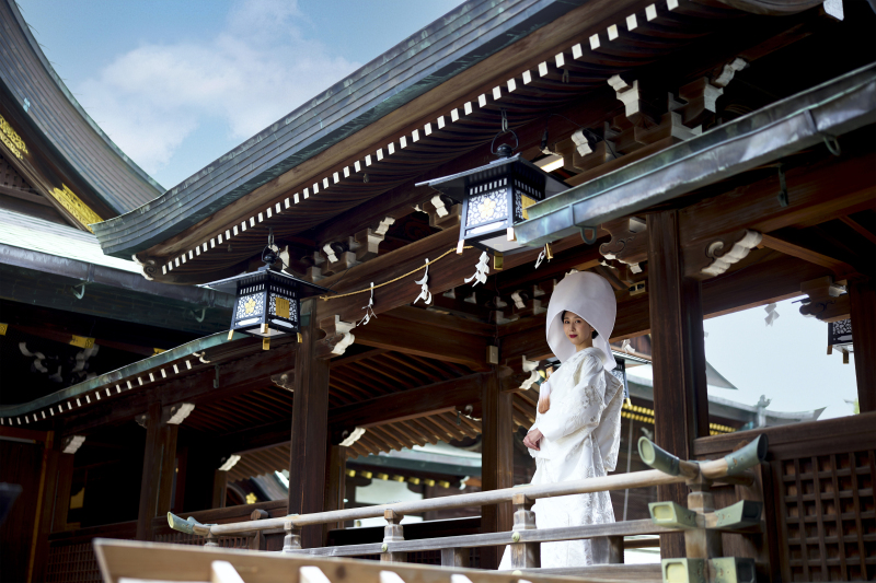 絵巻物のように美しい光景を「渡り殿」で残す。