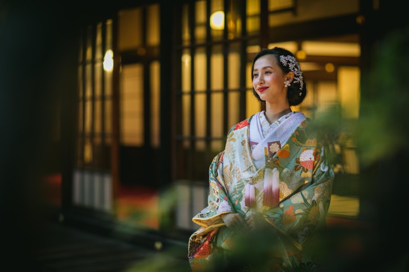 マジックアワーの幻想的な一枚