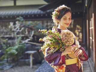 引き振袖に変更