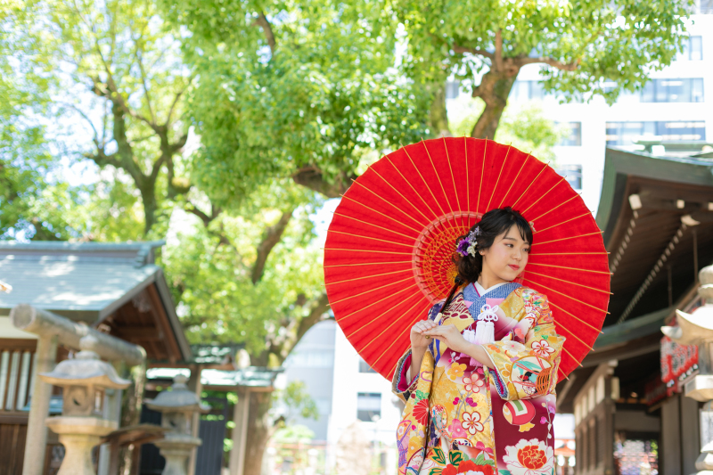 天満宮会館スタジオ【大阪天満宮】_家族・友人を撮影に呼べる