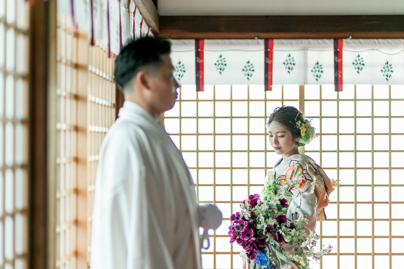 【こだわりフォトプラン】「梅花殿」挙式フォト&日本庭園&境内・周辺ロケーションフォト【引き振袖+アルバム付き】