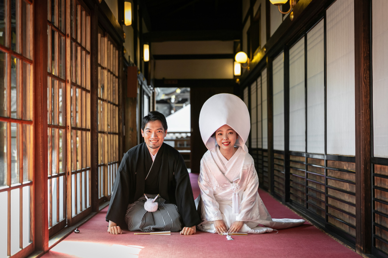 【衣裳こだわり+アルバム付きプラン】日本庭園フォトプラン・白無垢+色打掛~衣装もお写真も!こだわりの撮影を♪~