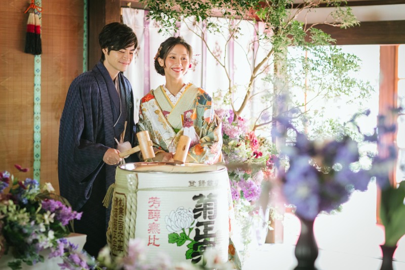 【庭園フォト＋会食プラン（6名様）】フォトウエディングの撮影をお楽しみいただいた後はご家族でゆっくりご会食を