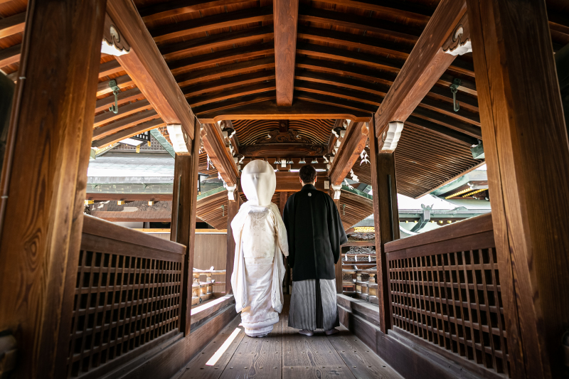 国の登録有形文化財「梅花殿」で撮影!挙式フォト&日本庭園フォトプラン【白無垢+綿帽子+アルバム付き】