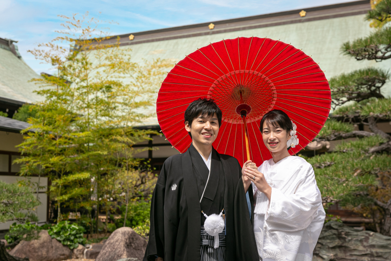 国の登録有形文化財「梅花殿」で撮影!挙式フォト&日本庭園フォトアルバム付きプラン~挙式とお庭のお写真をアルバムに~