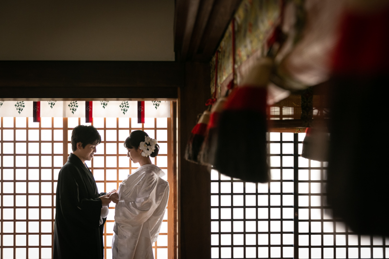 国の登録有形文化財「梅花殿」で撮影!挙式フォト&日本庭園フォトアルバム付きプラン~挙式とお庭のお写真をアルバムに~