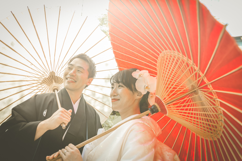 国の登録有形文化財「梅花殿」で撮影!挙式フォト&日本庭園フォトプラン【白無垢+綿帽子+アルバム付き】