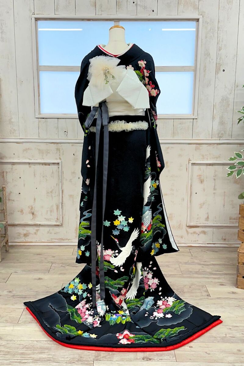 黒古典　※引き振袖【+10,000円】