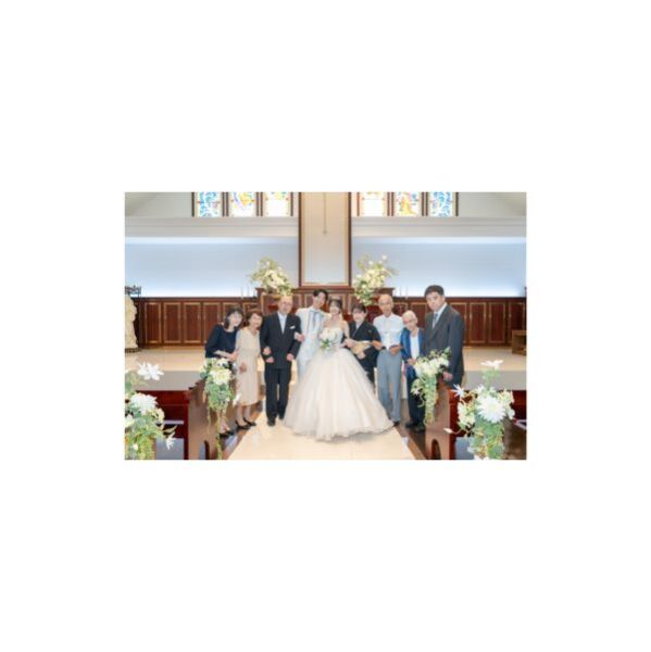 大切な家族と集合写真