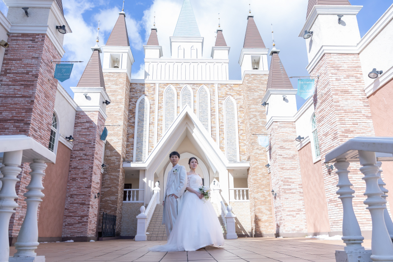 チャペルバックで一枚。