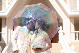 洋装・冬のチャペルロケーションフォト