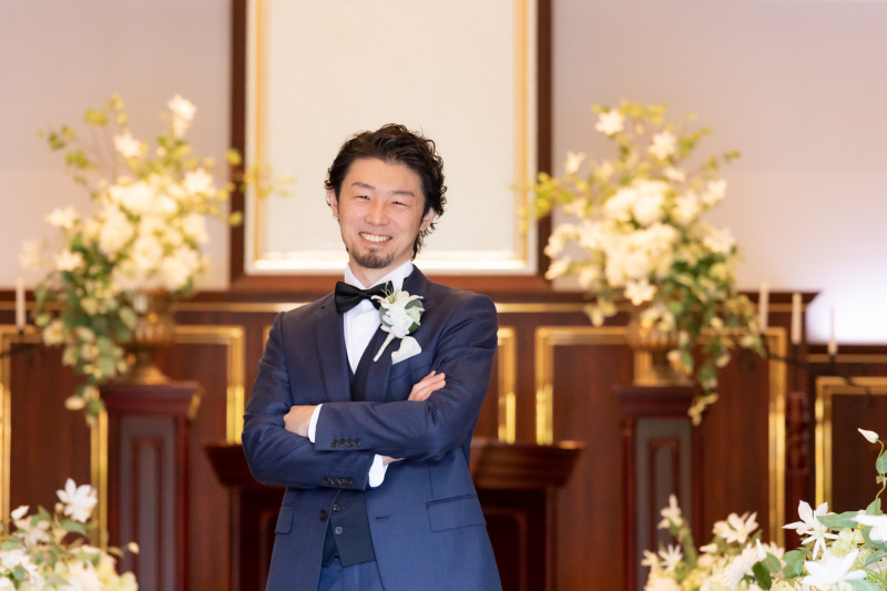 新郎様ソロカット