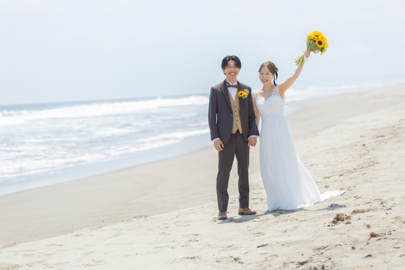 心地よいお天気の中で撮影開始!