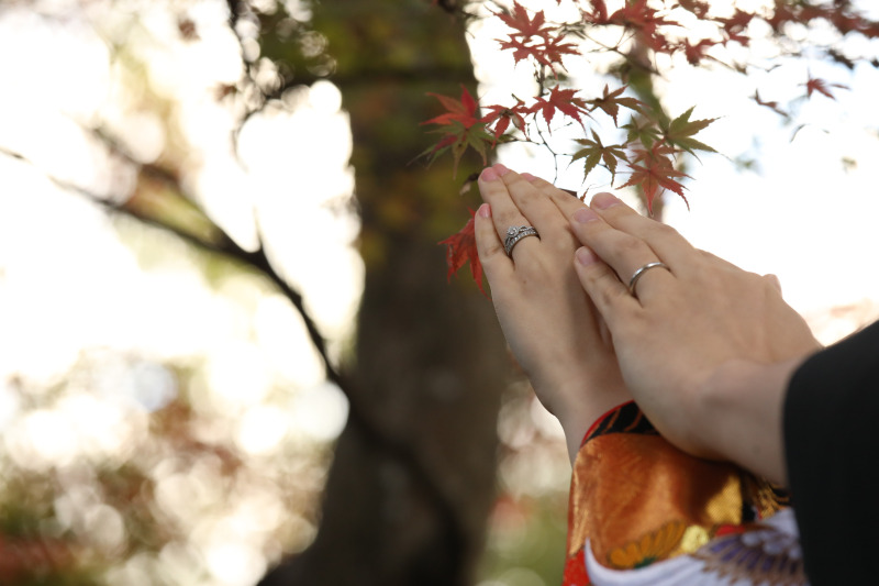 もみじ×指輪