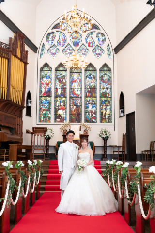 NEWロケ地・セントジョージ教会でフォトウェディング