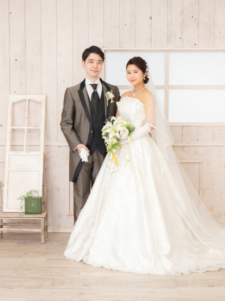 ドレスから撮影スタート！