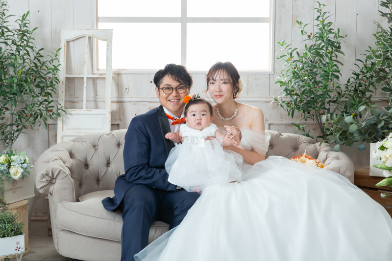 お子様と一緒♪スタジオ洋装＆和装＋プチロケーション