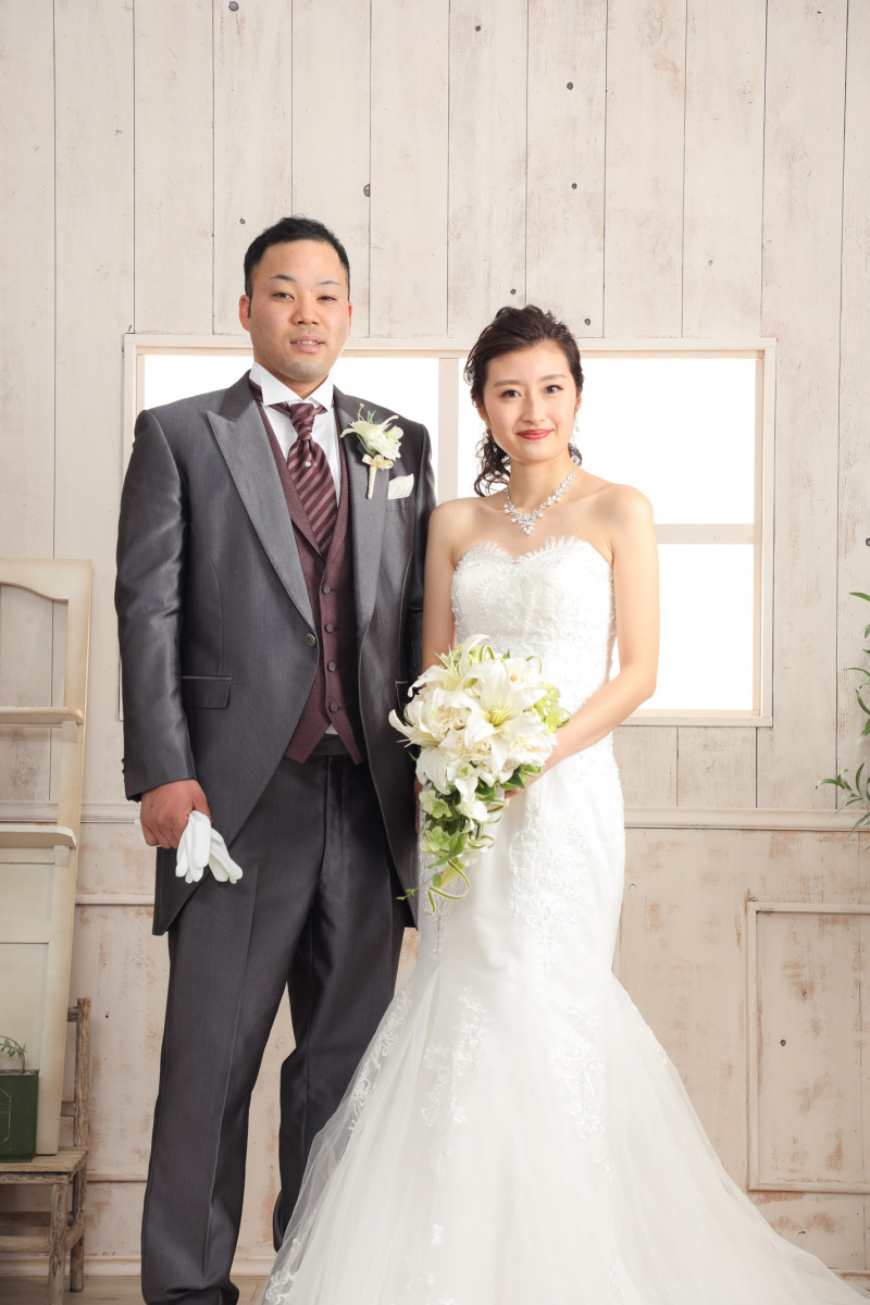 背景を変えて2ショット