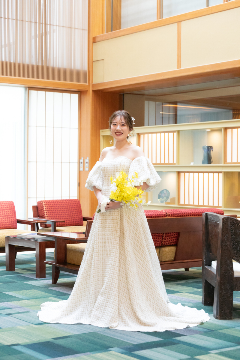 まずはお持ち込みドレスで♪