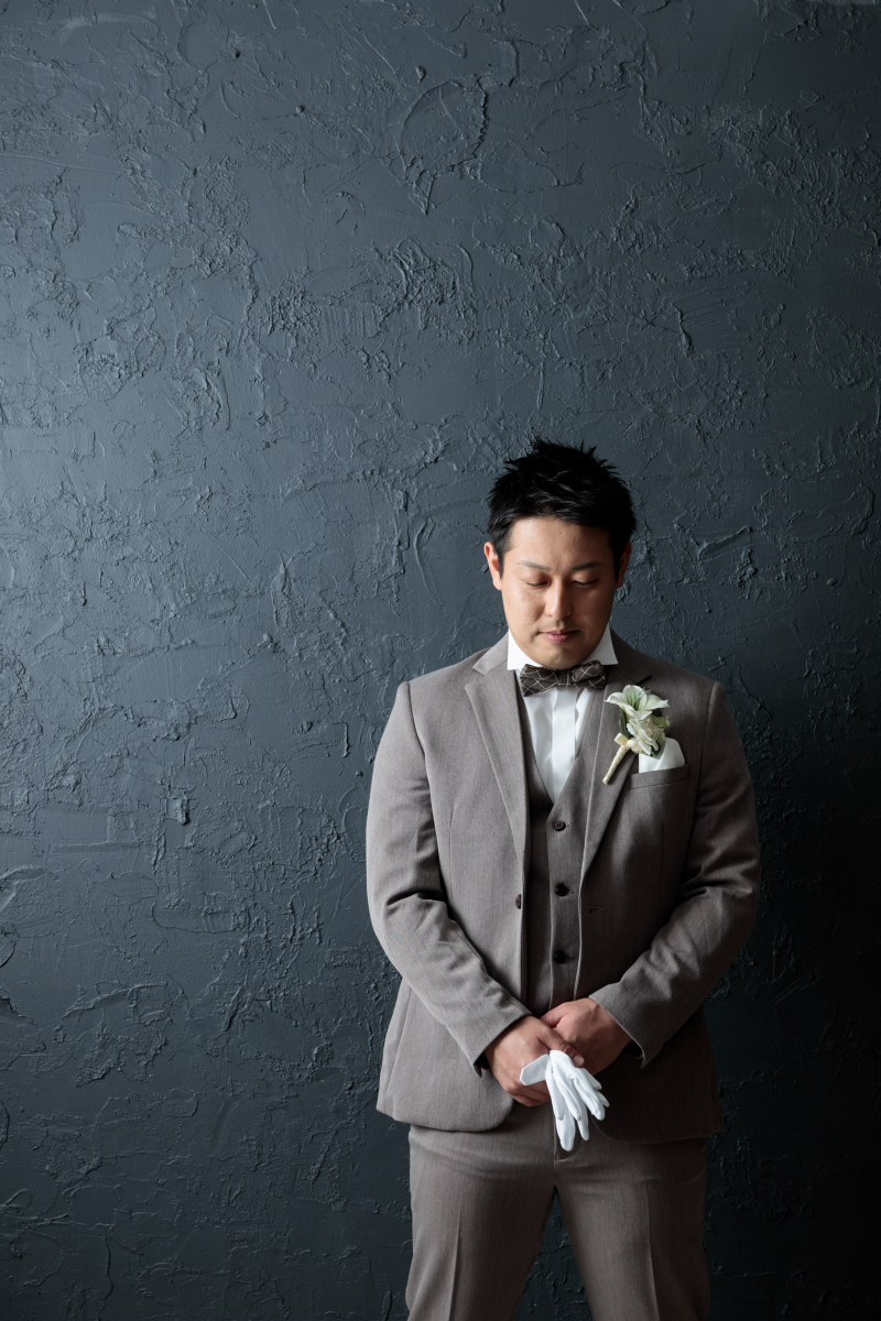 新郎様のソロカット