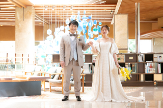 お気に入りのドレスを持ち込んで♡松島ホテル庭園ロケーション