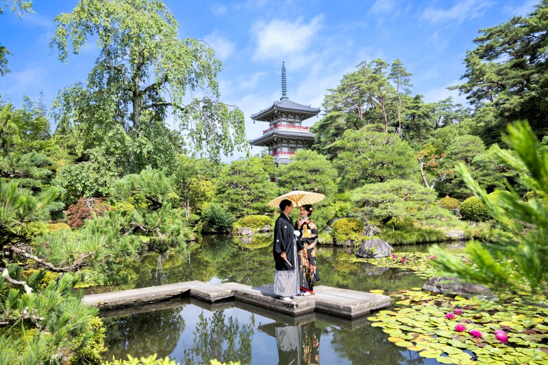 まずは輪王寺のとっておきの映えスポットを♡