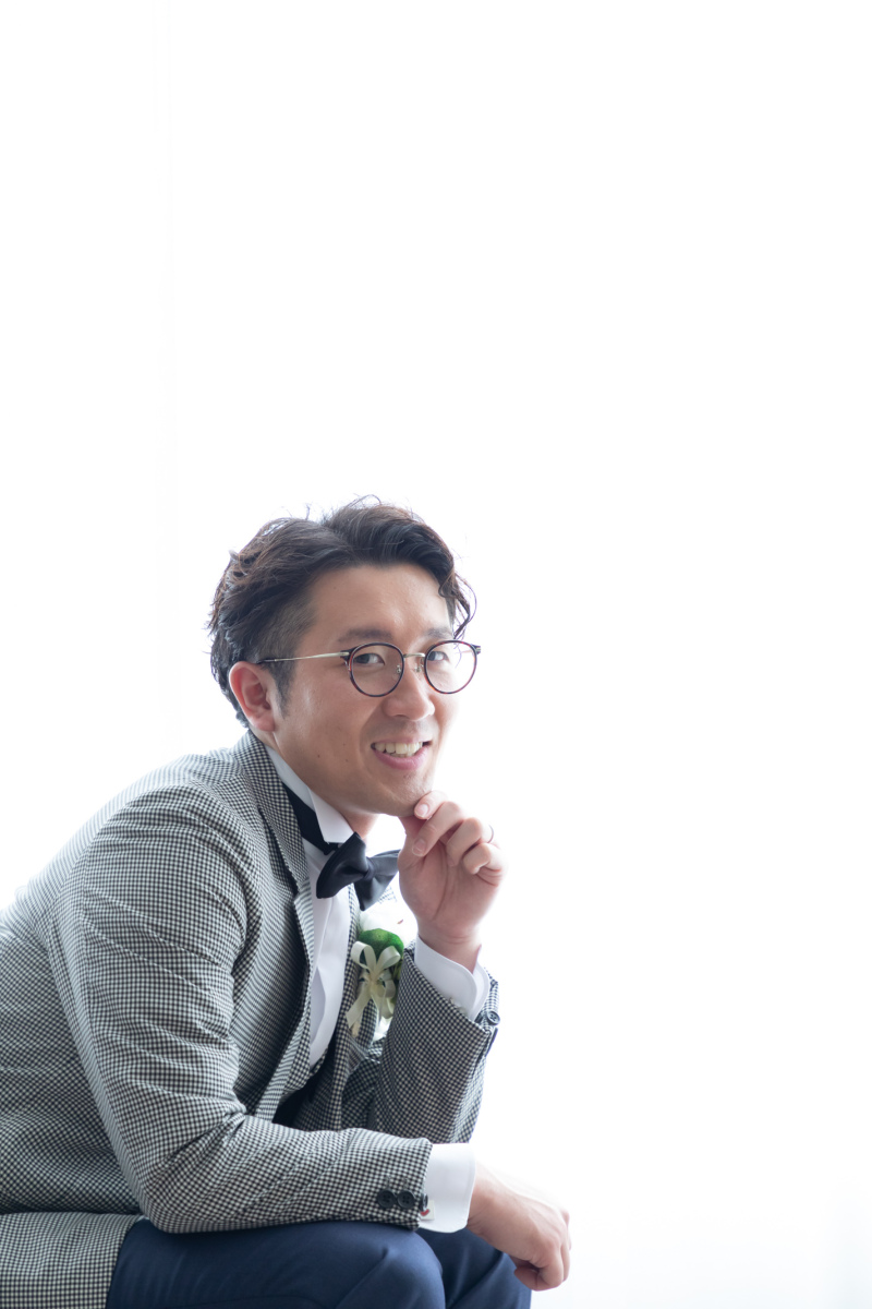 新郎様のソロショット！