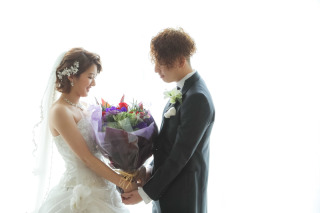 花束のサプライズ