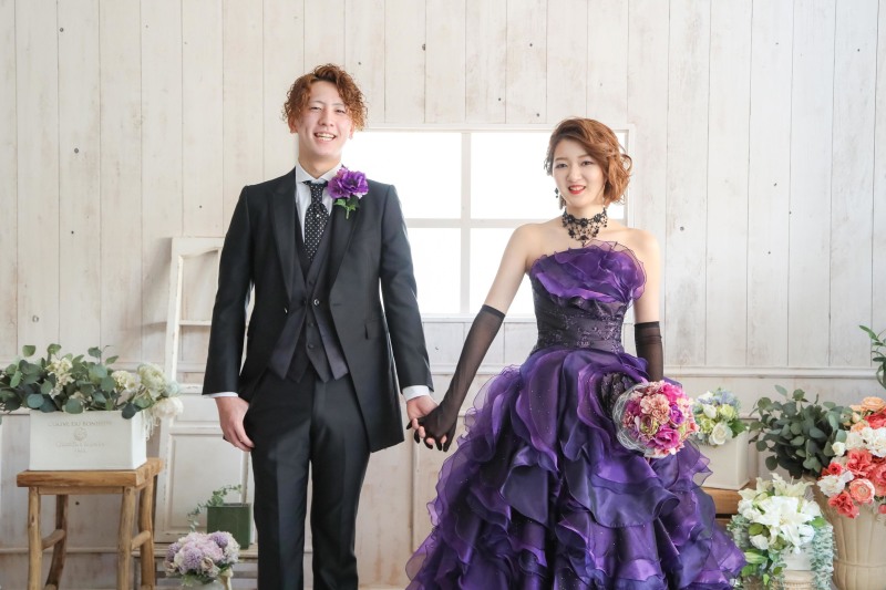 新郎様お見立てのドレスで…