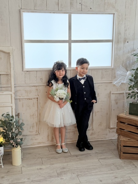 お子様たちだけのツーショット♡