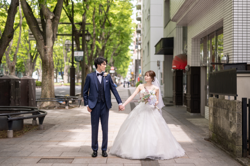 スタジオ撮影とプチロケで新緑と一緒に