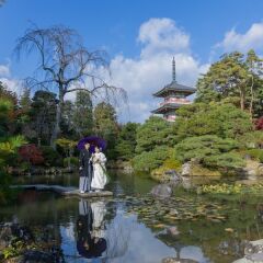 紅葉美しい輪王寺ロケーション撮影