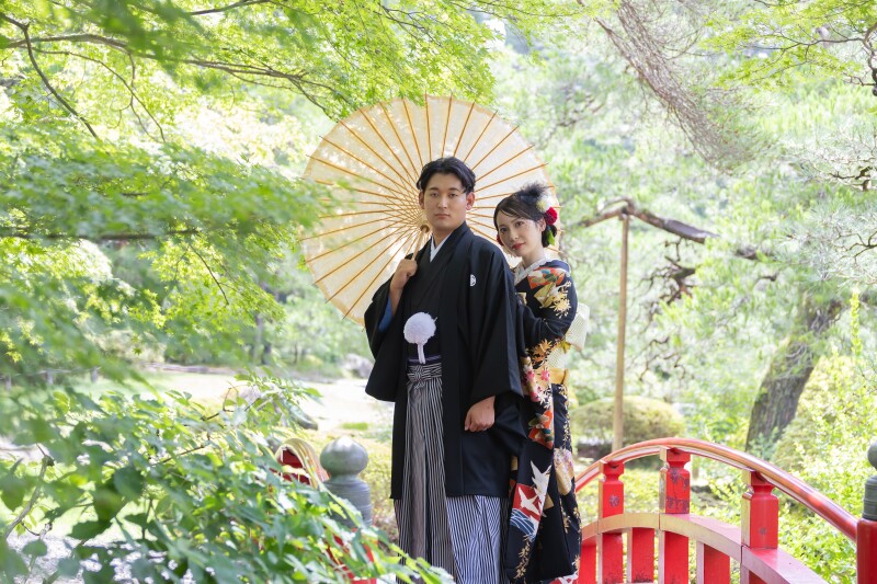 真っ赤な橋が素敵なんです♡