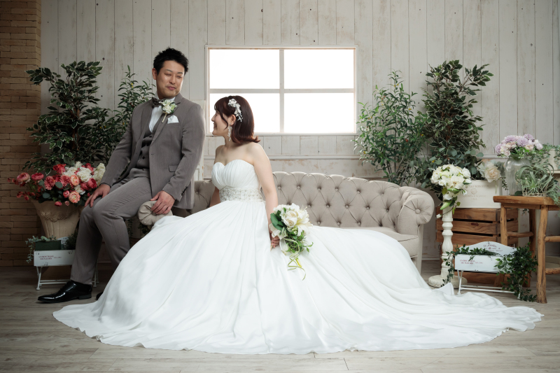 ソファを使って