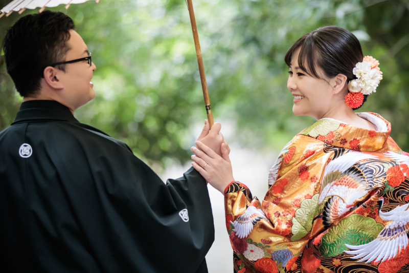 自然な笑顔のお写真も