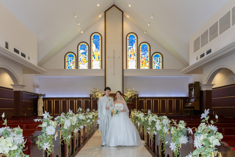 チャペルの退場シーン☆