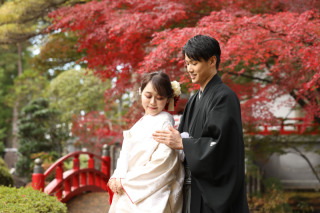紅葉ロケ　和装ロケーション