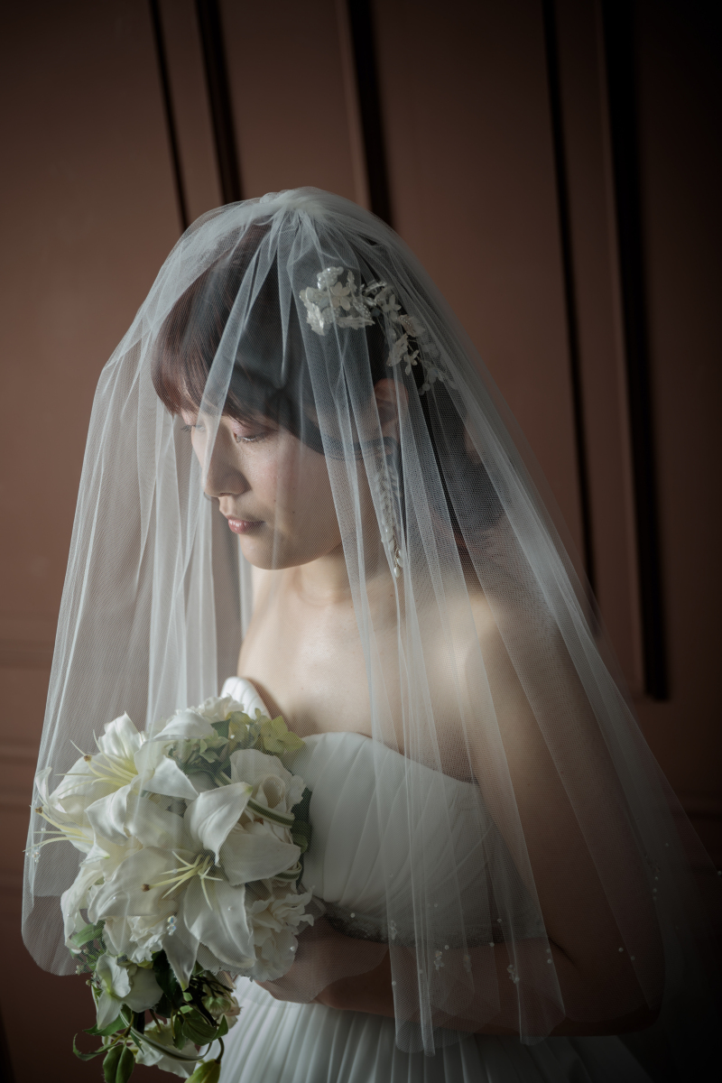 ウェディングベールに包まれて