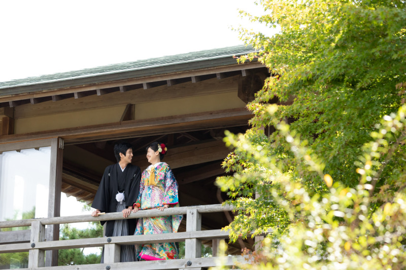 ホテル庭園を一望♪