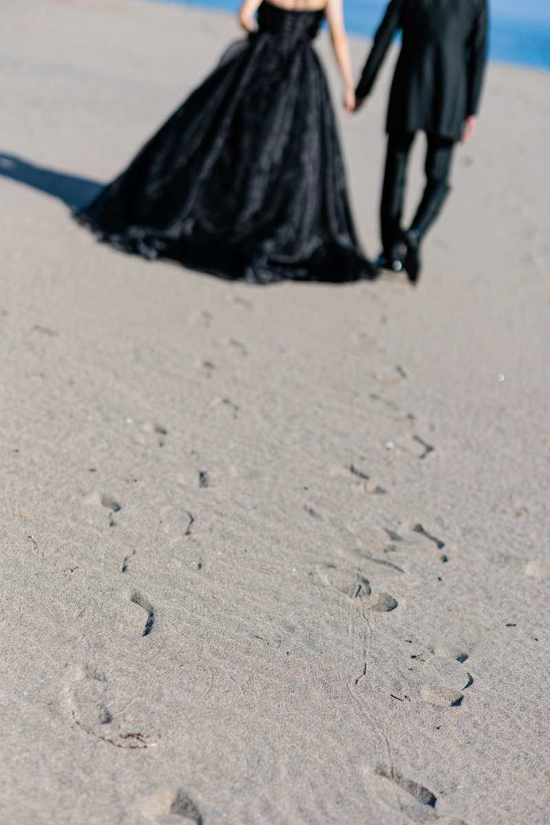 誰もいない浜辺