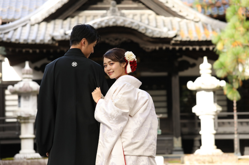 腕につかまって