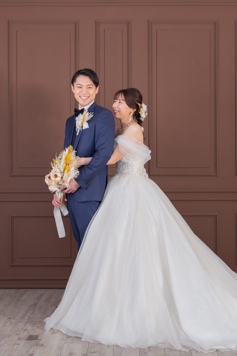 後ろからぎゅっ!