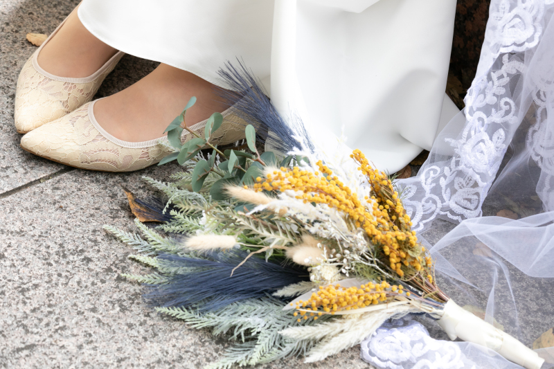 ウェディングシューズ&ブーケ