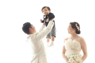 ファミリーフォト　スタジオ和洋装　