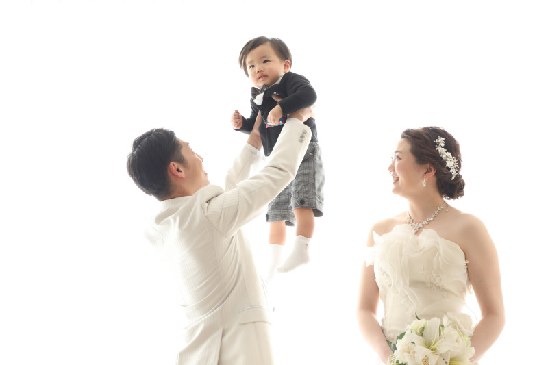 ファミリーフォト　スタジオ和洋装　