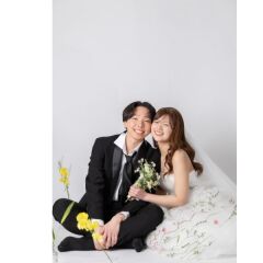 スタジオで韓国フォト！