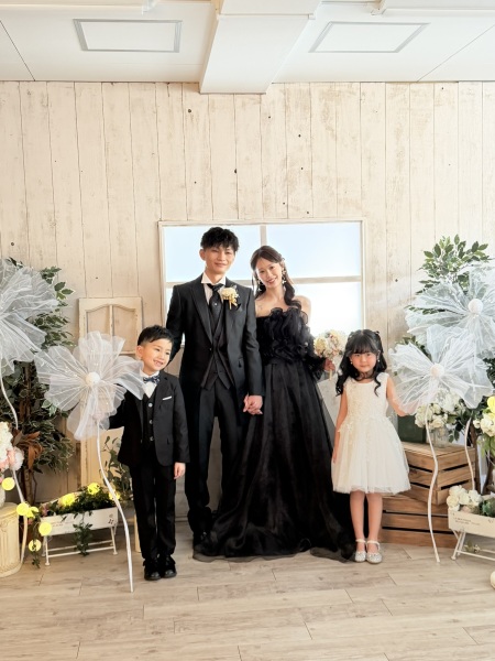 ファミリーで記念撮影！