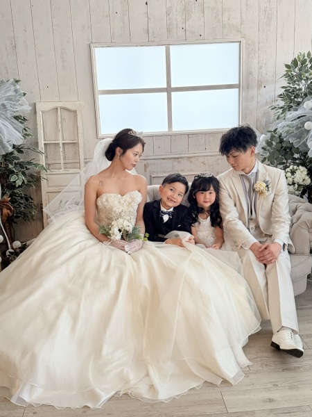 子供と一緒に楽しむスタジオフォト！